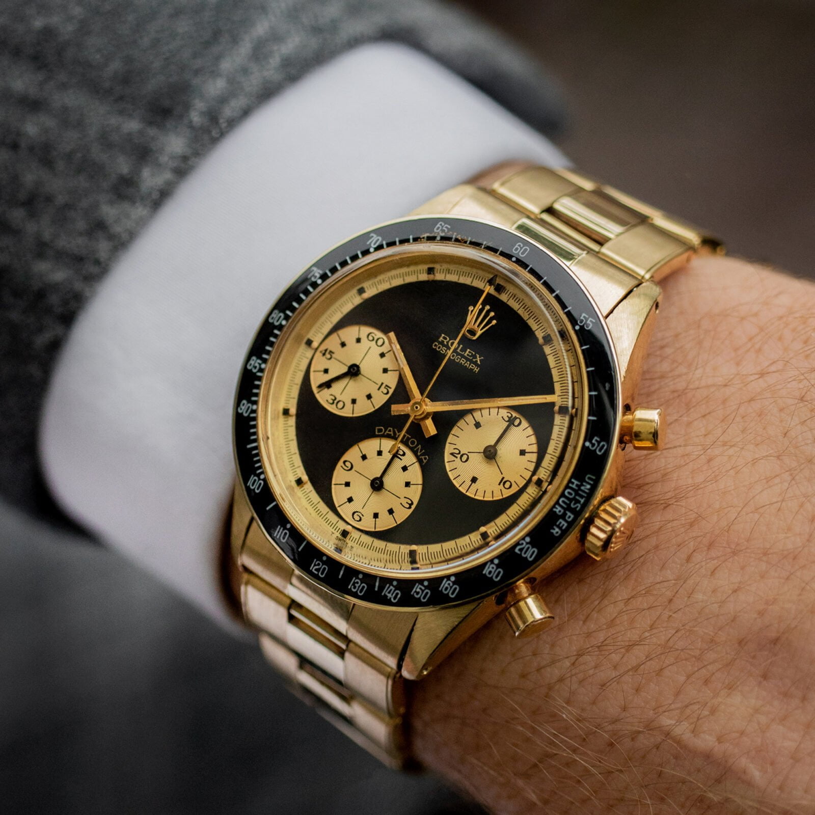 ophøre Garanti Ellers Rolex Daytona 6241 'JPS Paul Newman 14K' - Amsterdam Vintage Watches