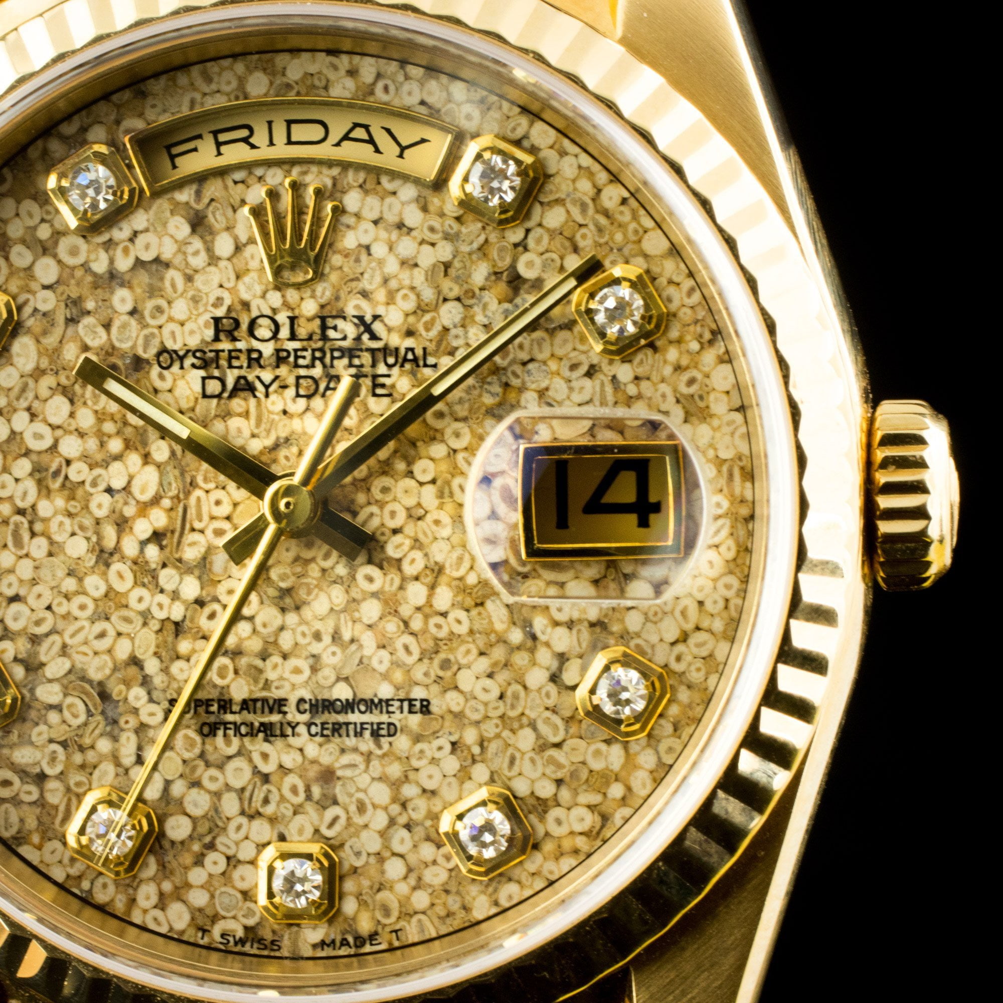 rolex fossil dial