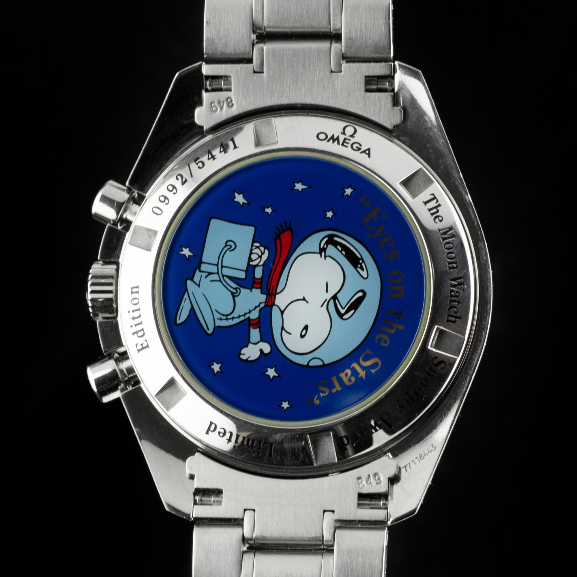 omega snoopy eyes on the stars