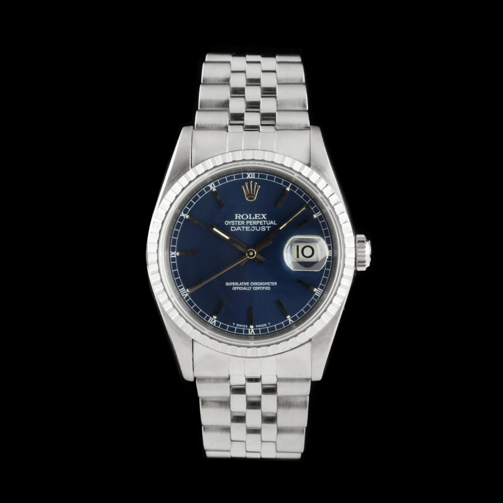 Rolex Datejust 16220 'Blue Dial' - Amsterdam Vintage Watches