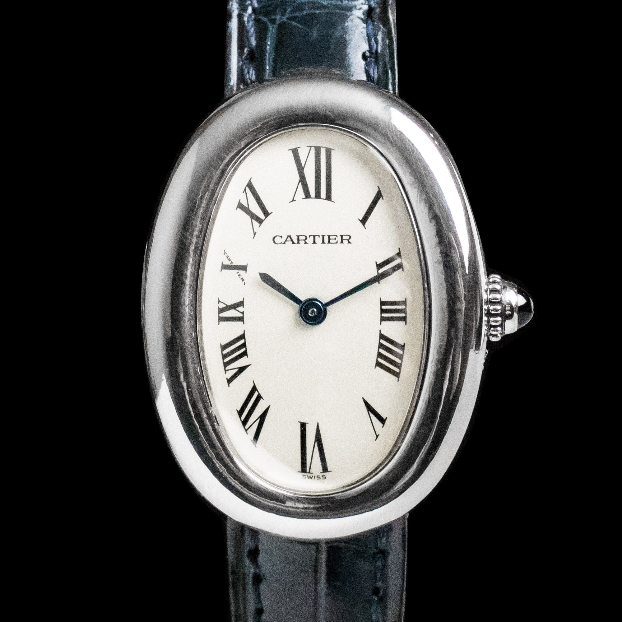cartier ladies oval watch