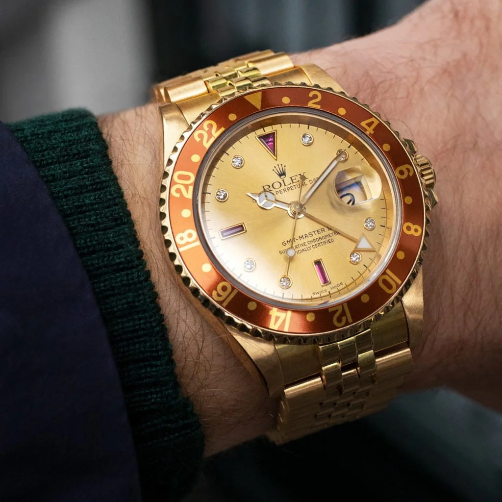 Rolex GMT-Master II 16718 'Serti Dial' - Amsterdam Vintage Watches