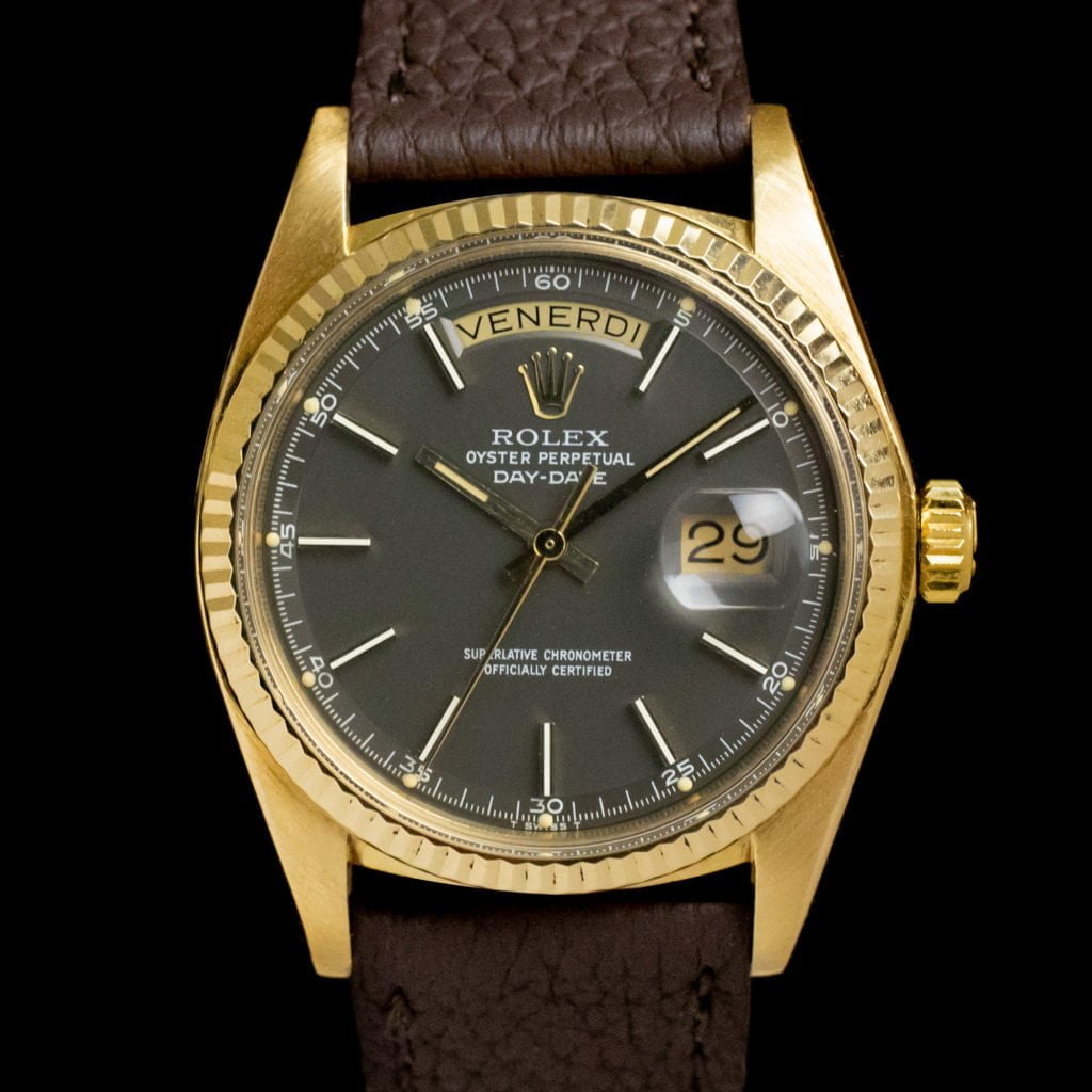 Rolex Day-Date 1803 'Anthracite Dial 