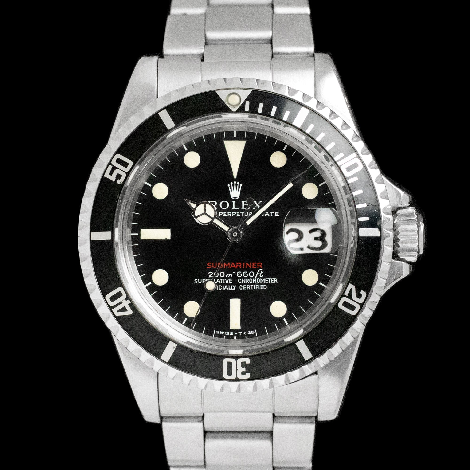 rolex submariner red and black