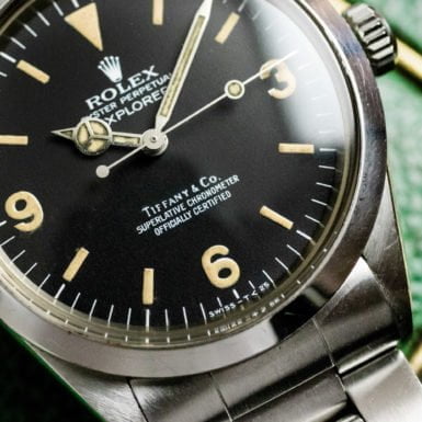 Rolex Explorer 1016 Tiffany Co Amsterdam Vintage Watches