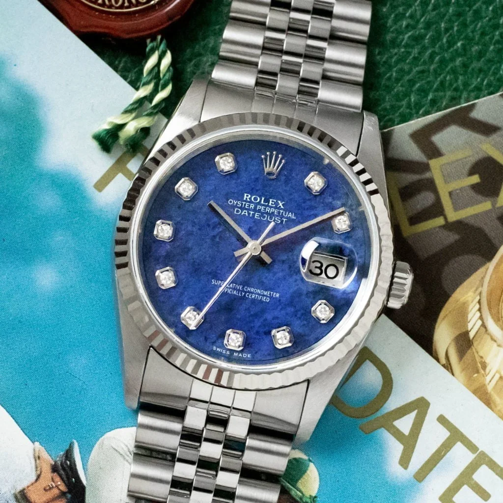 Rolex Datejust 16234 Sodalite Amsterdam Vintage Watches