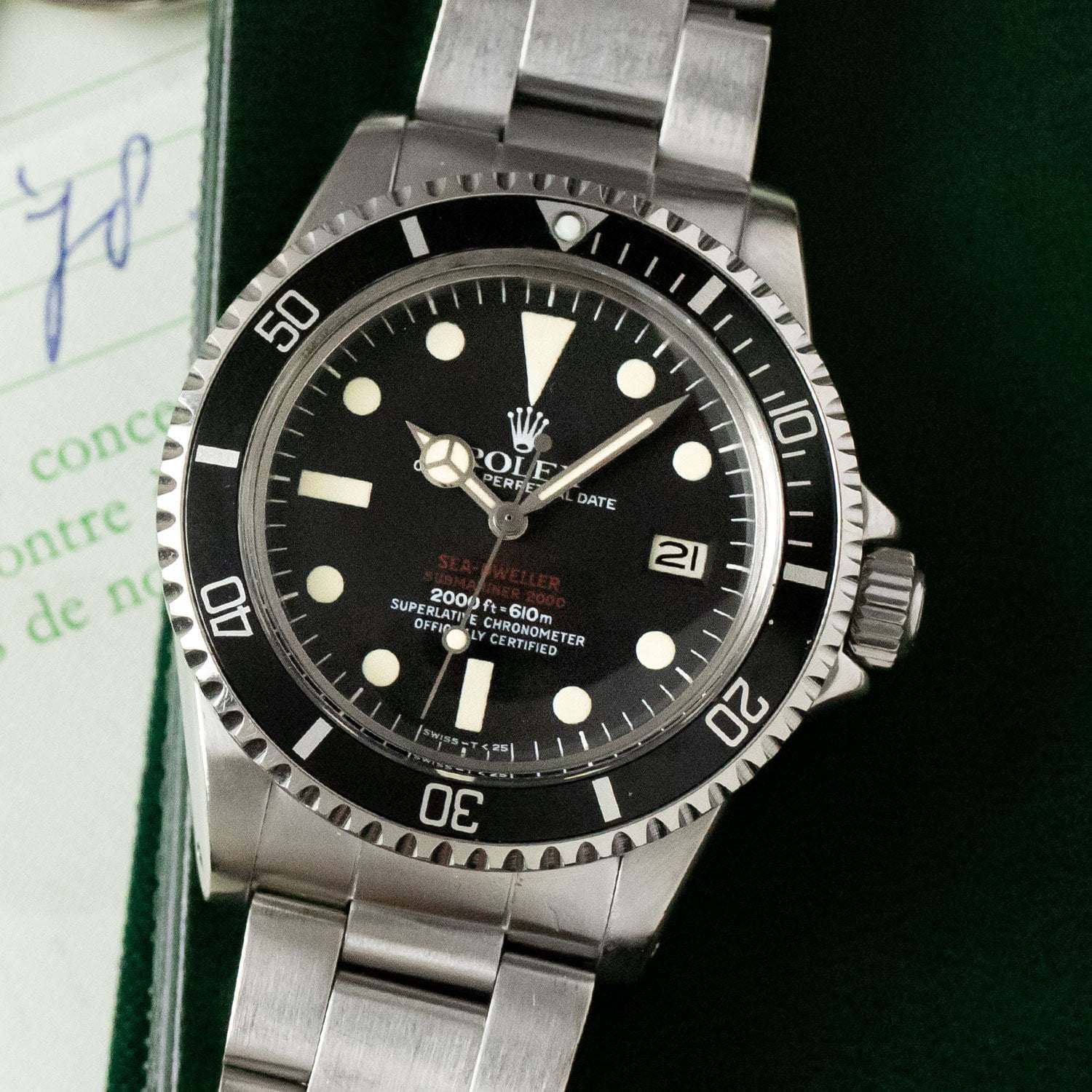 Rolex Sea-Dweller 1665 'Double Red MK IV' - Amsterdam Vintage Watches