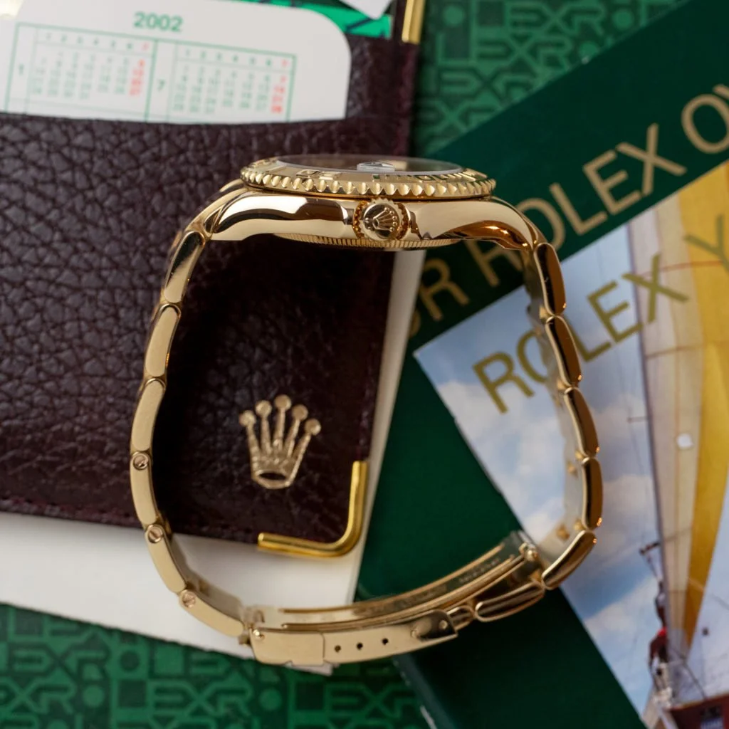 In Celebration of Life［カセット］ Rolex 168628 Yacht-Master 35mm Two-Tone Silver Dial Oyster