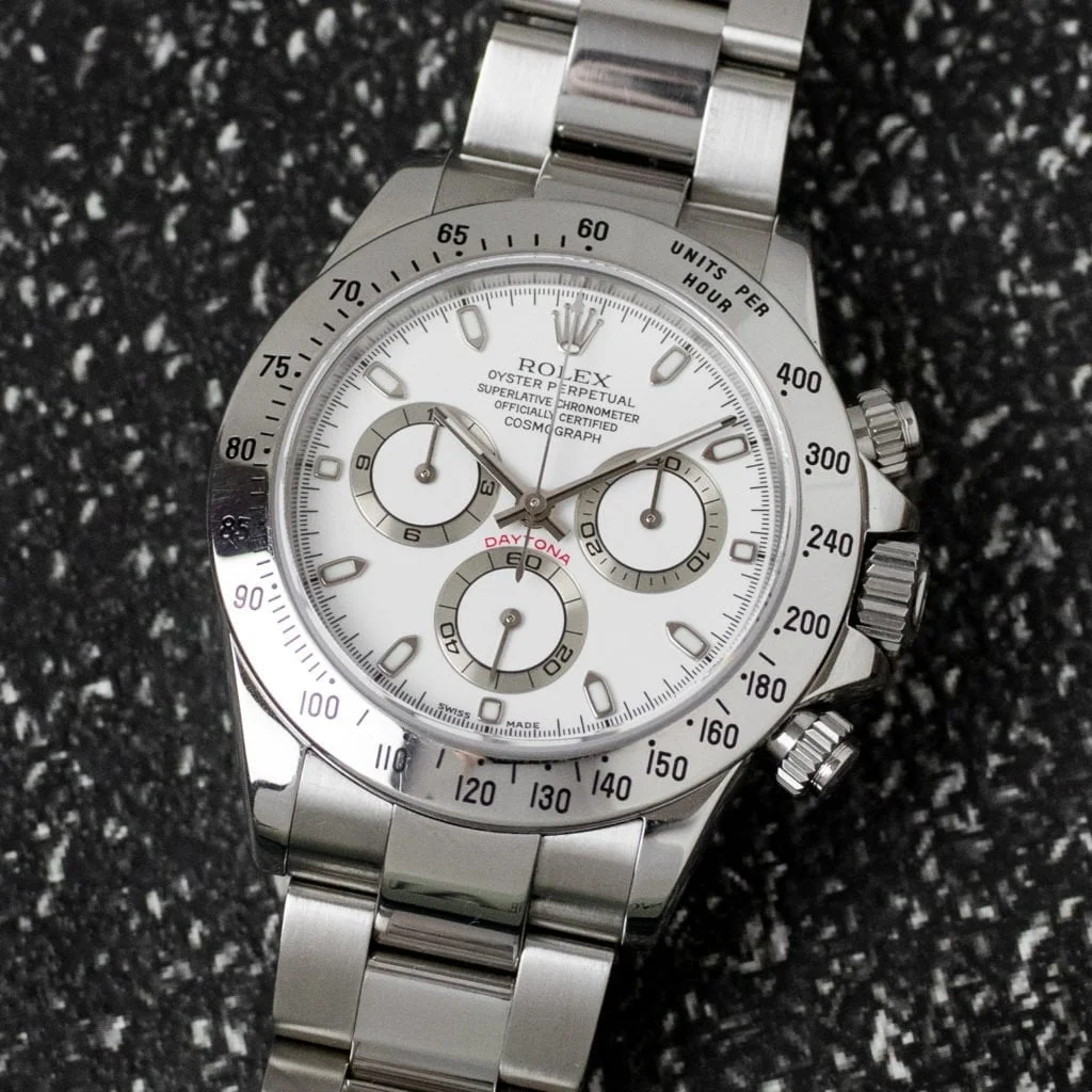 Rolex daytona 2025 red hands