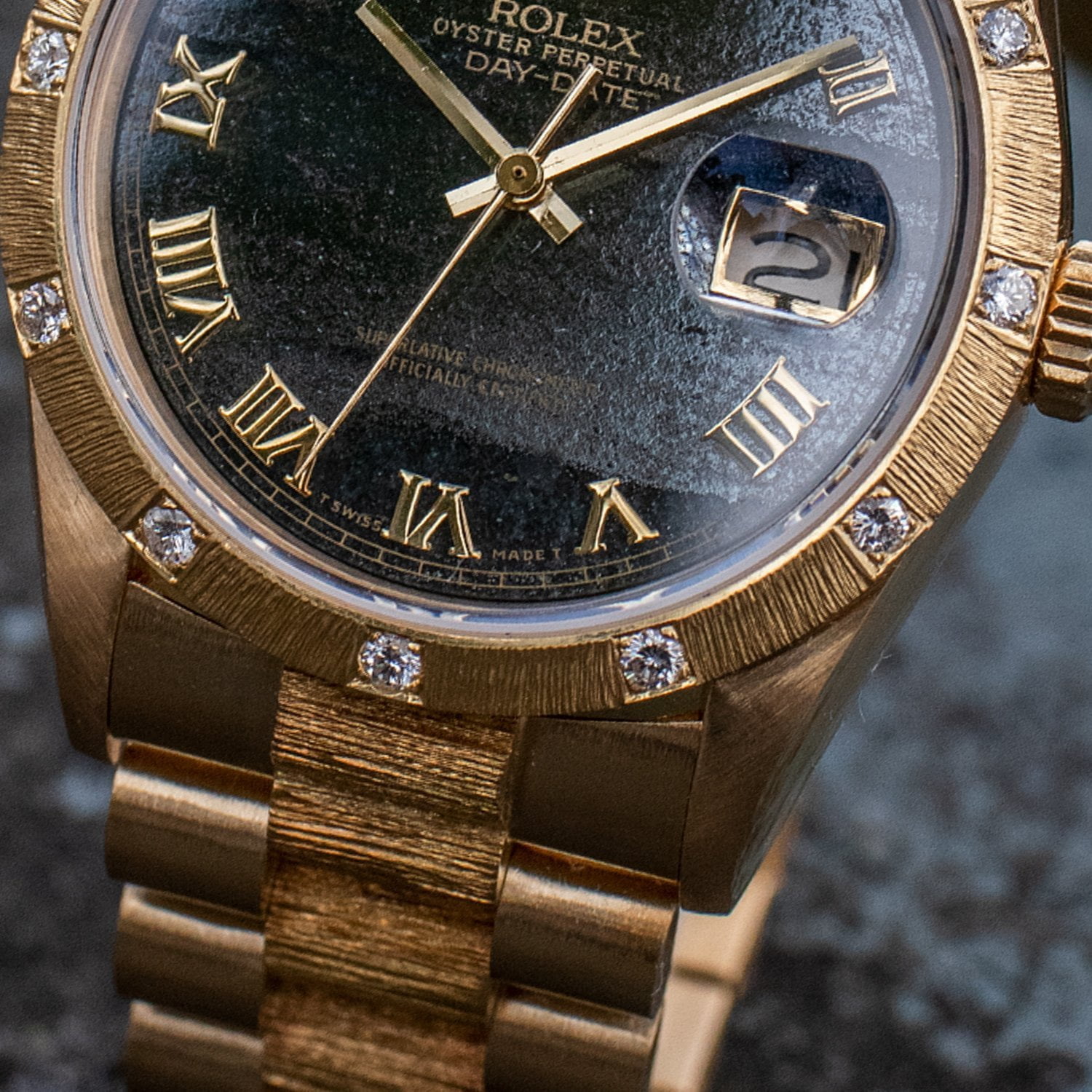 Rolex DayDate 18108 'Bark Ferrite' AMSTERDAM VINTAGE WATCHES