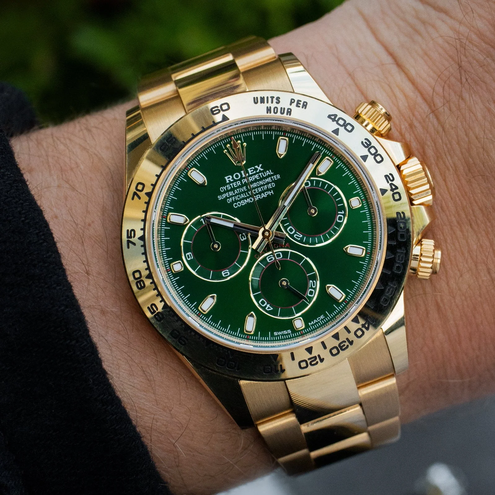 Rolex daytona outlet green