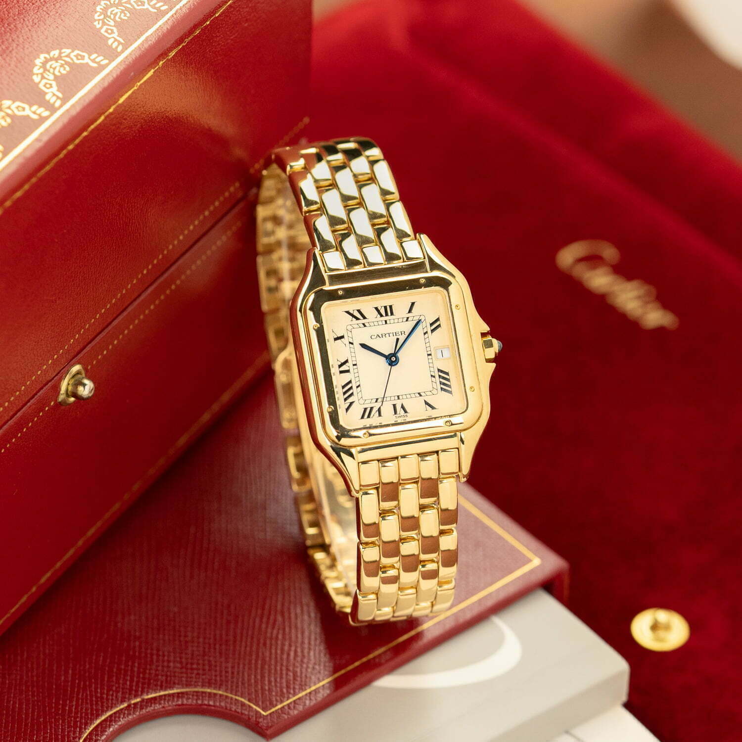 Cartier jaguar watch hot sale