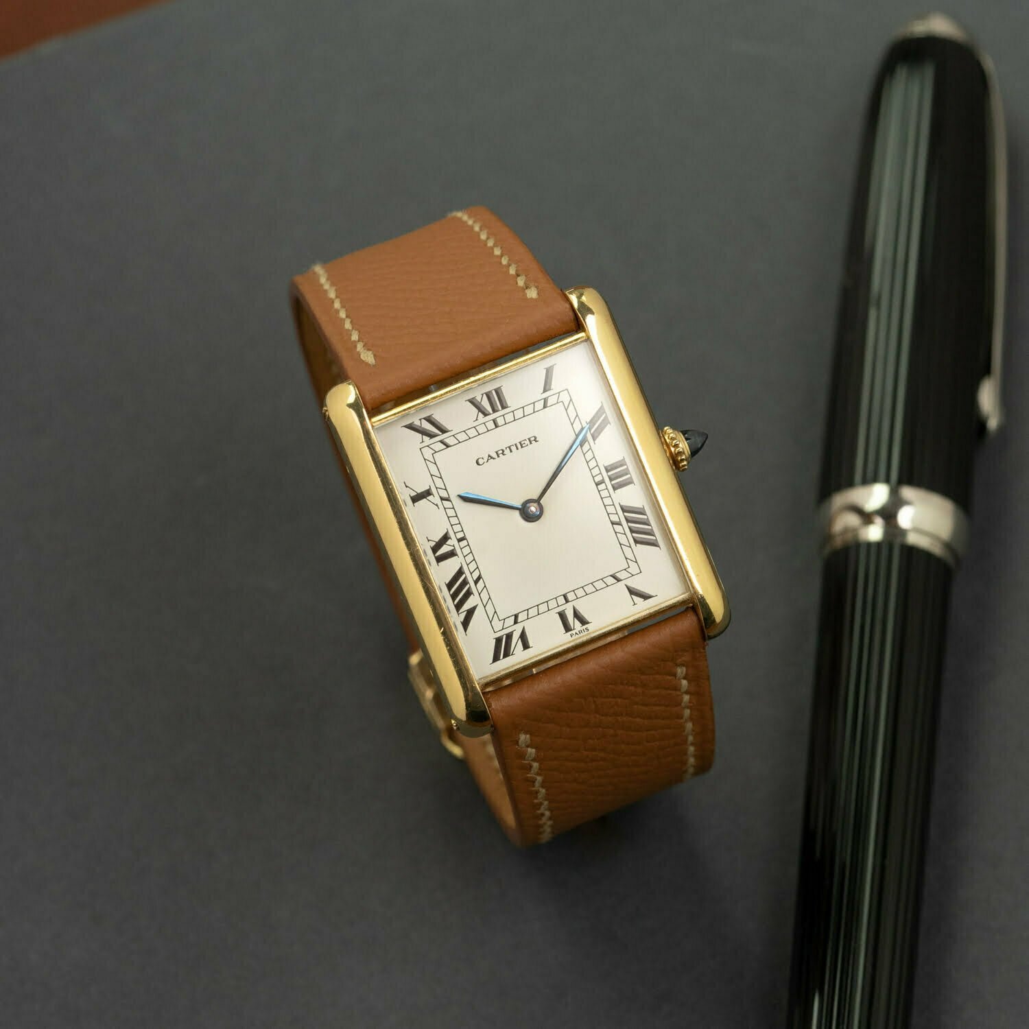 Cartier tank jumbo automatic best sale