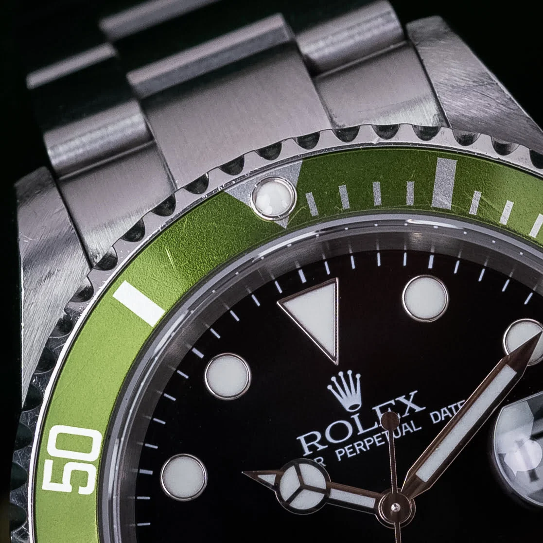 Rolex Submariner 16610LV 'Flat Four Kermit MK1' - Amsterdam