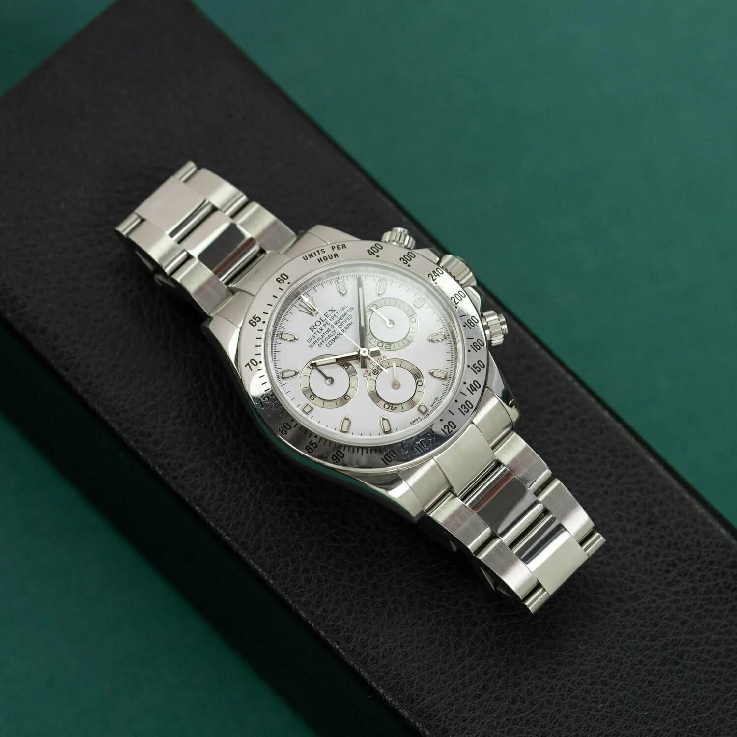 アドホワイト Rolex Daytona Steel 116520 White 'APH' Dial