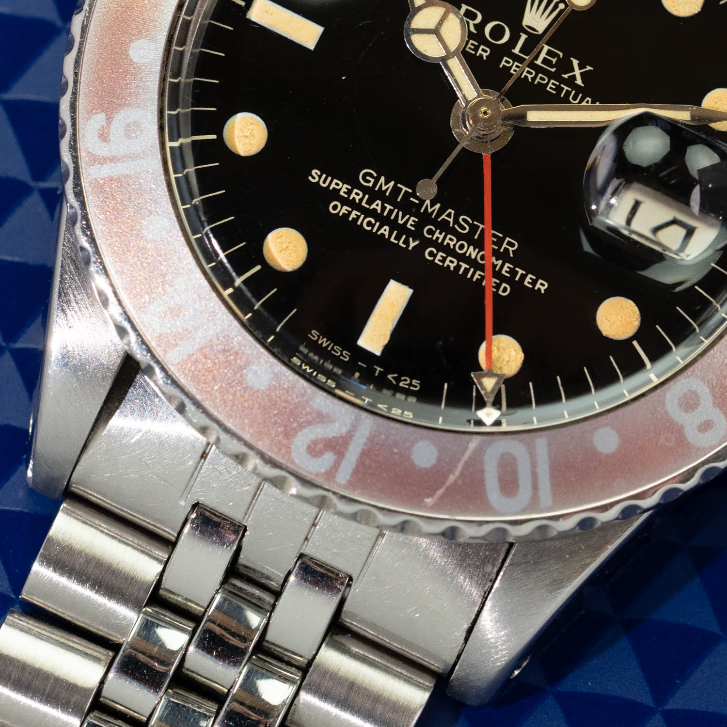 Rolex gmt gilt on sale dial