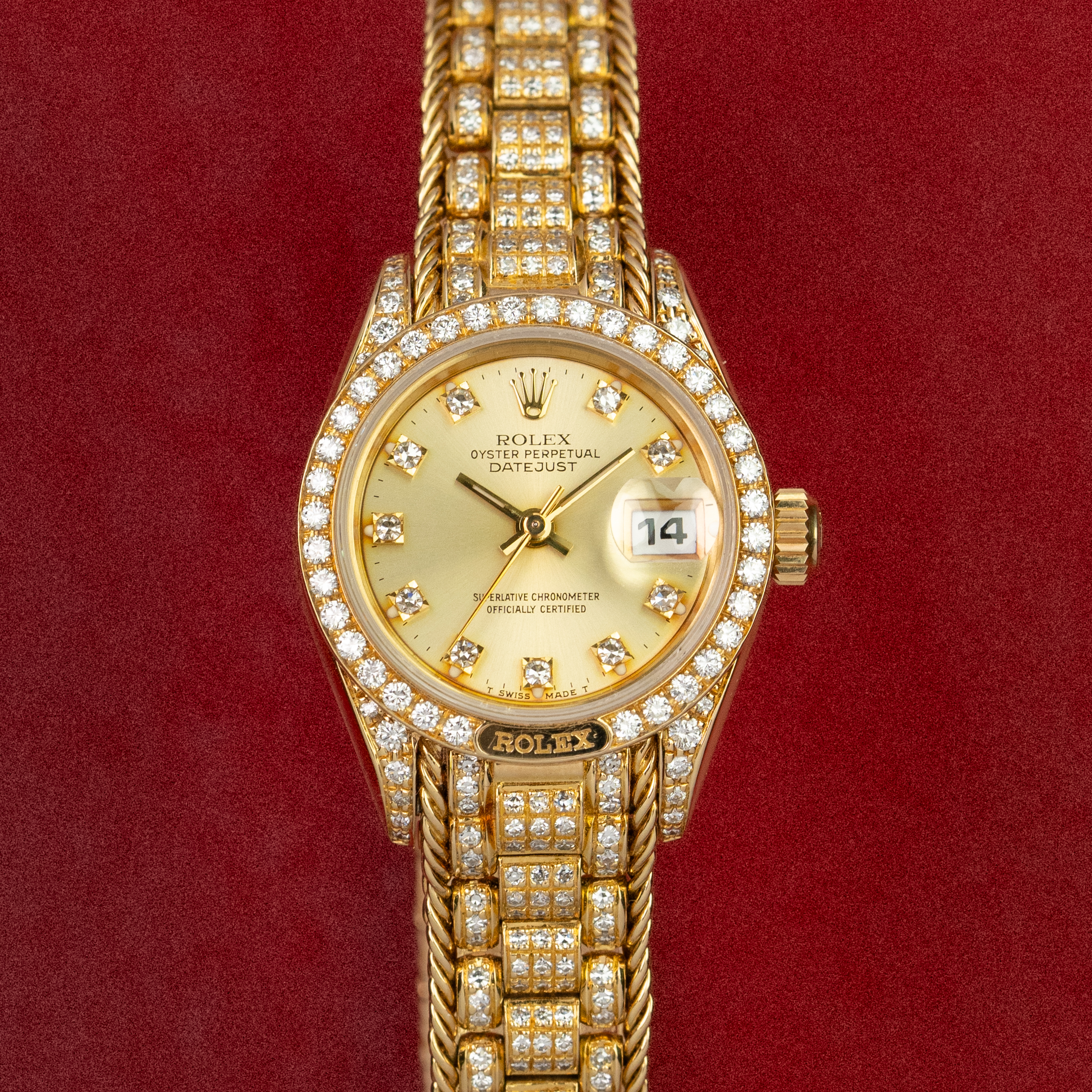 Rolex Lady Datejust 69158 'Braided Diamond' - Amsterdam Vintage