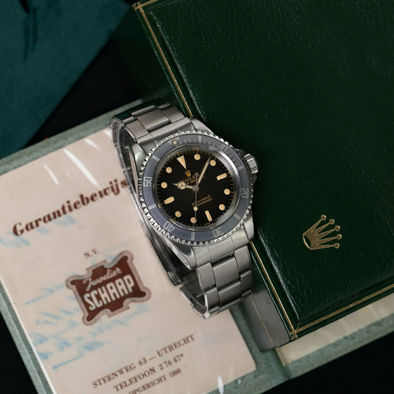 Rolex Submariner 5513 Gilt Amsterdam Vintage Watches