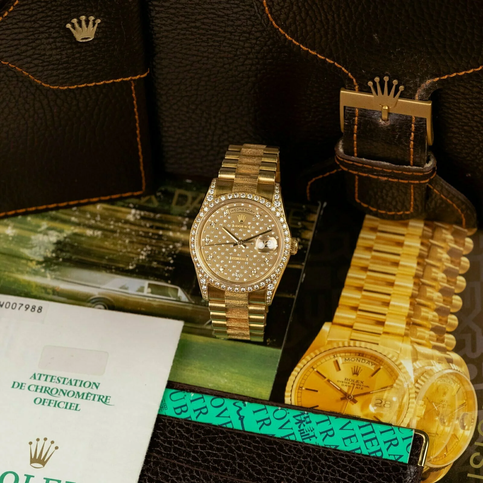 Rolex Day-Date 18388 'Pleiade Bark' - Amsterdam Vintage Watches