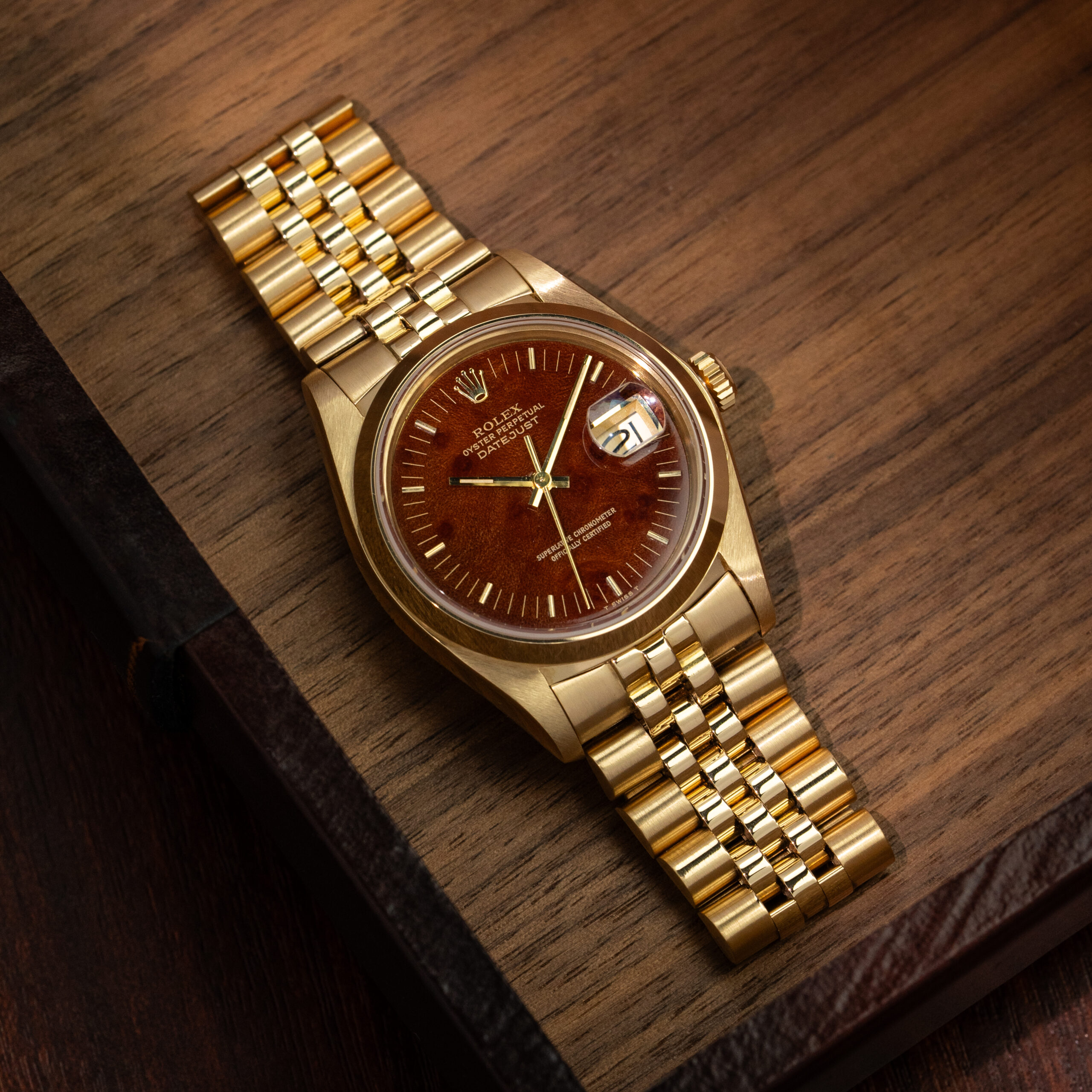 Rolex Datejust 16008 'Wood' - Amsterdam Vintage Watches