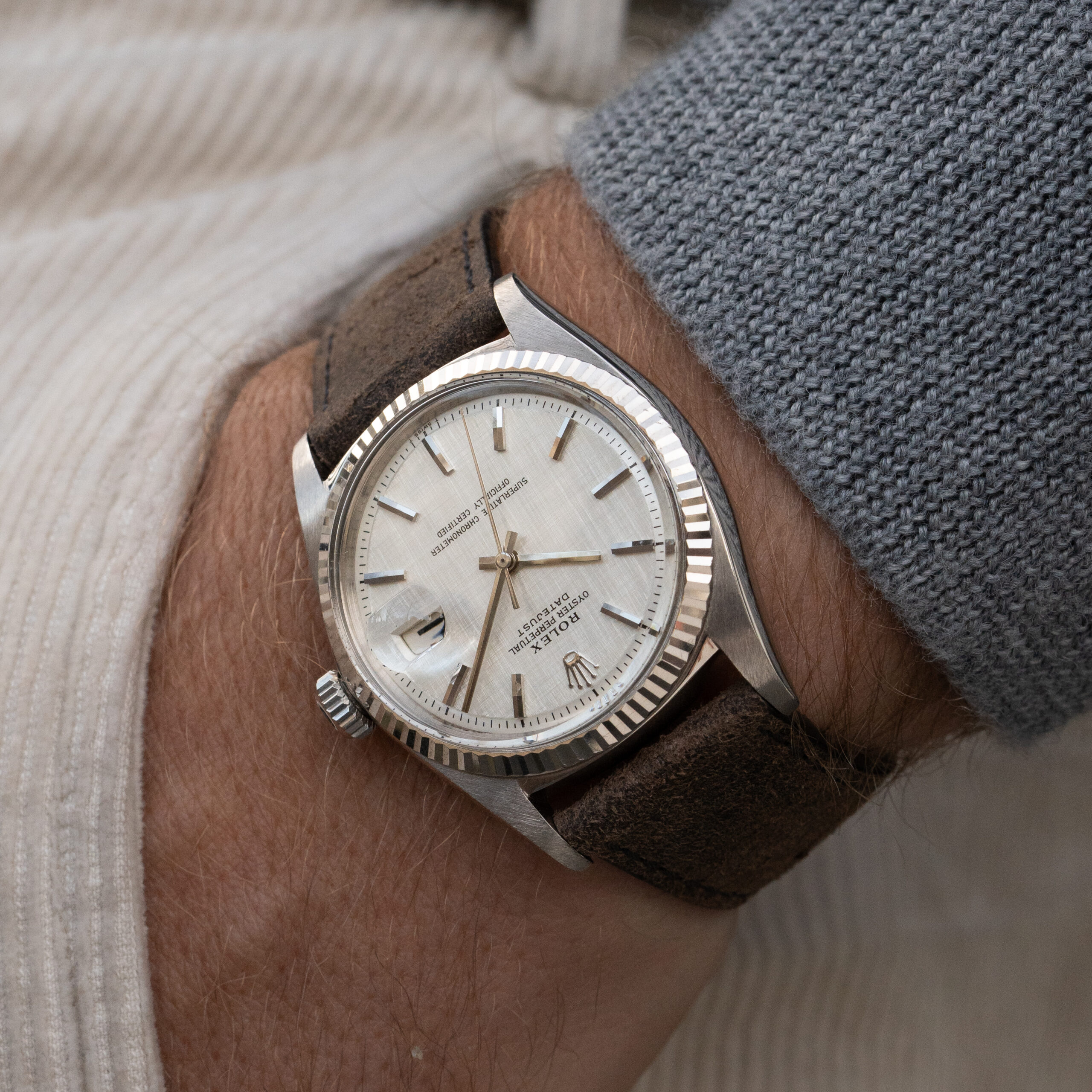 Rolex Datejust 1601/9 'Linen' - Amsterdam Vintage Watches