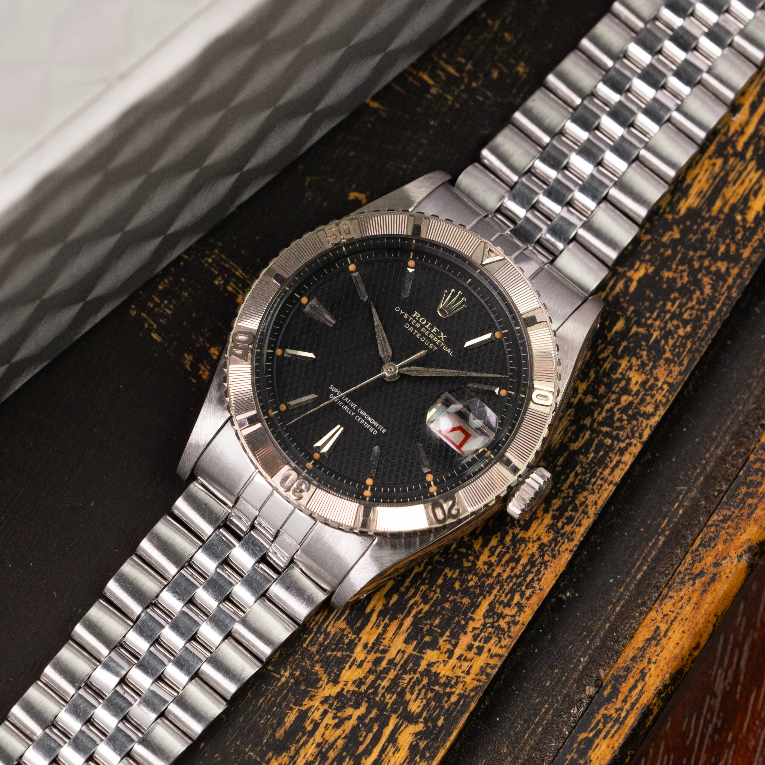 Rolex Datejust 6609 'Honeycomb' Turn-O-Graph - Amsterdam Vintage