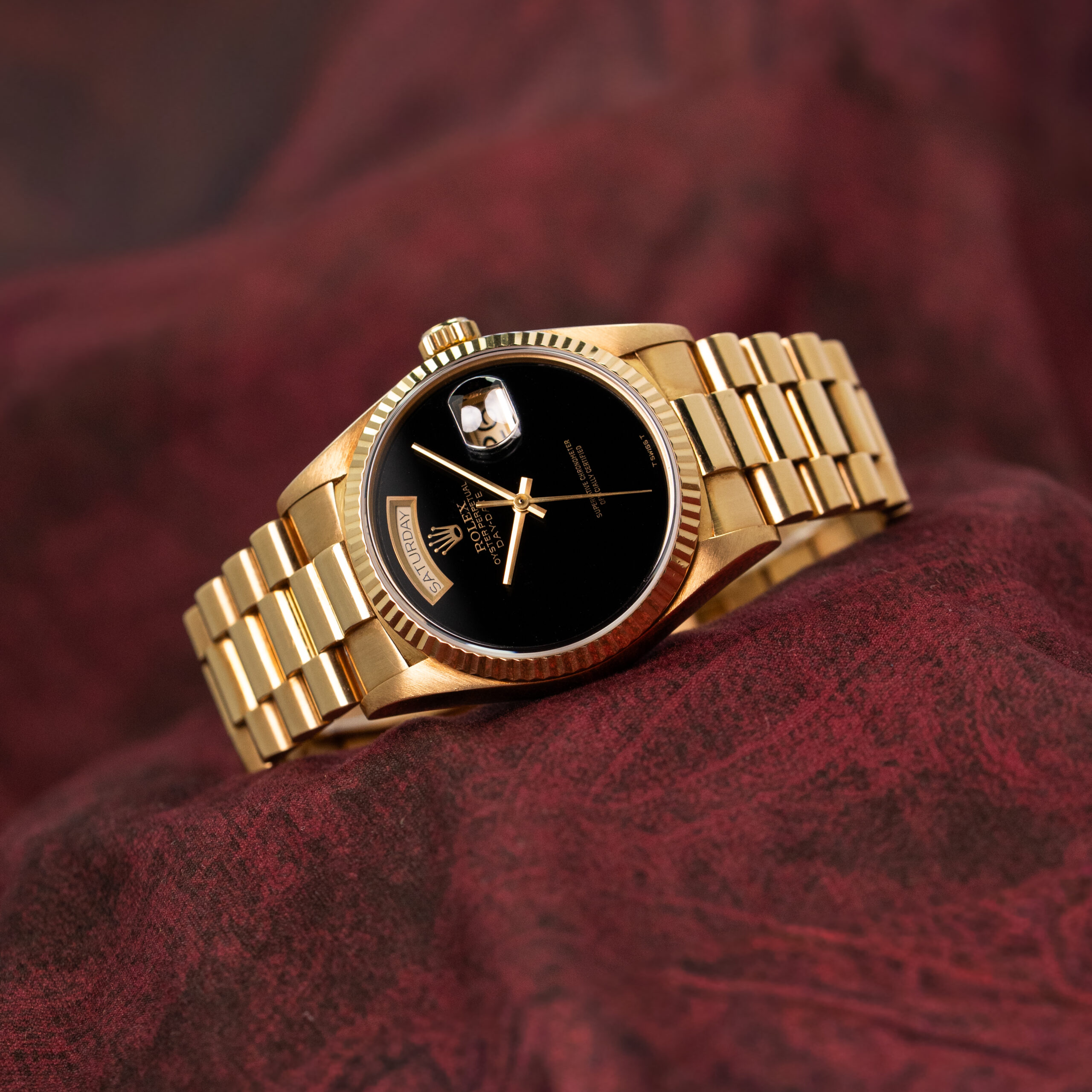 Rolex Day-Date 18038 'Onyx' - Amsterdam Vintage Watches